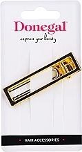 Fragrances, Perfumes, Cosmetics Hair Clip, FA-5684, square, golden - Donegal