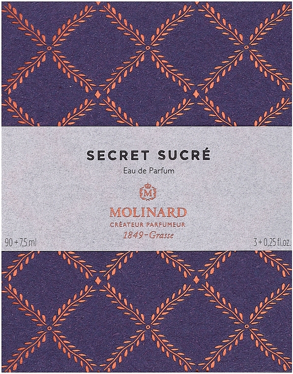 Molinard Secret Sucre - Set (edp/90ml + edp/7.5ml) — photo N2