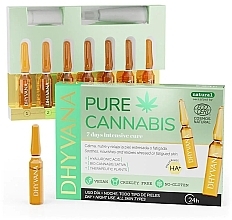 Face Ampoules with Hemp Extract - Dhyvana Pure Cannabis Ampoules — photo N1
