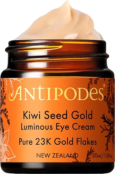 Eye Cream - Antipodes Kiwi Seed Gold Luminous Eye Cream — photo N5