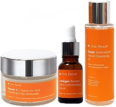 Fragrances, Perfumes, Cosmetics Set - Dr. Eve_Ryouth Hydra Brightening Morning Skincare Regime Set (cr/50ml + oil/100ml + ser/15ml)