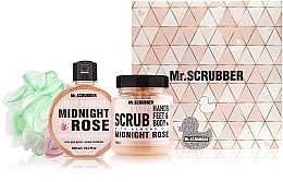 Set - Mr.Scrubber " Midnight Rose" (body/scr/300 g + sh/gel/300 ml + sh/sponge) — photo N3