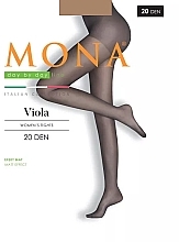 Women's Tights 'Viola Matt', 20 Den, perle - Mona — photo N1