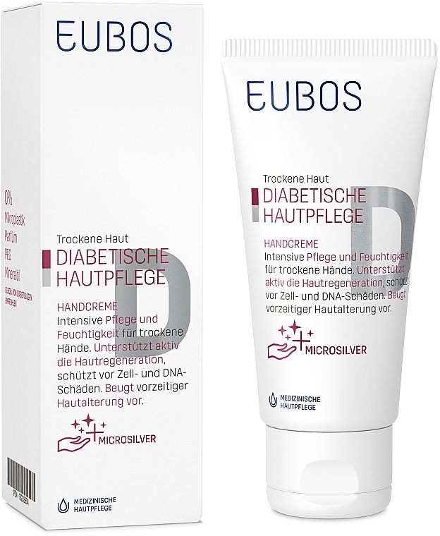 Hand Cream - Eubos Med Diabetic Skin Care Hand Cream — photo N1