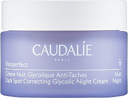 Anti-Dark Spot Night Cream with Glycolic Acid - Caudalie Vinoperfect Dark Spot Correcting Glycolic Night Cream — photo N2