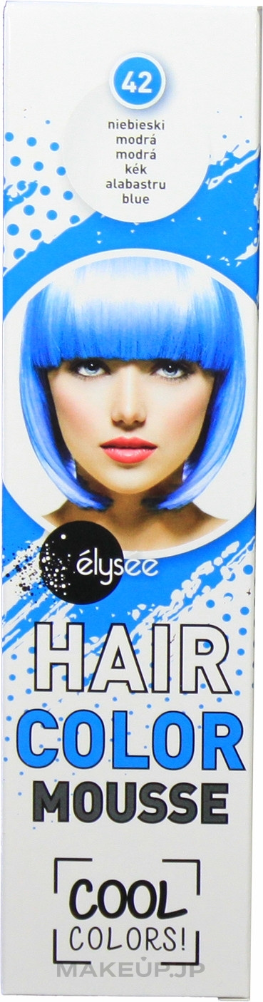 Hair Coloring Mousse - Elysee Hair Color Mousse — photo 42 - Blue