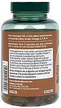 Flaxseed Oil, 2000 mg - Holland & Barrett High Strength Cold Pressed Flaxseed Oil 2000mg — photo N19