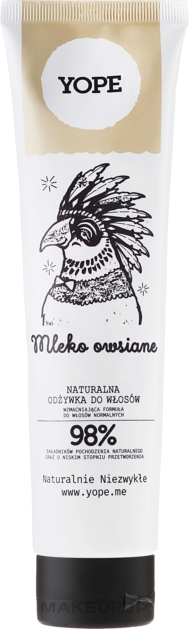 Natural Oat Milk Conditioner for Normal Hair - Yope  — photo 170 ml