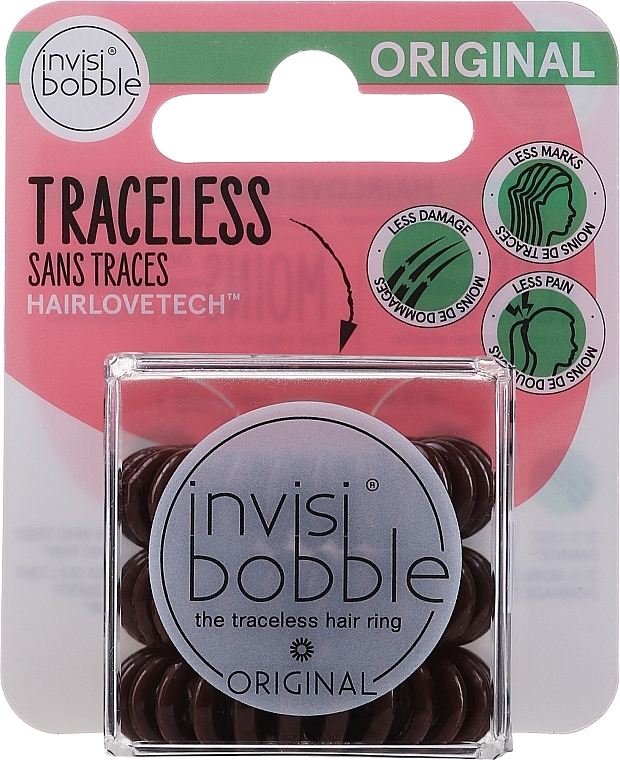 Hair Tie - Invisibobble Original Pretzel Brown — photo N6