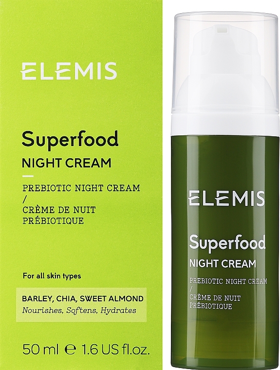 Night Face Cream - Elemis Superfood Night Cream — photo N2