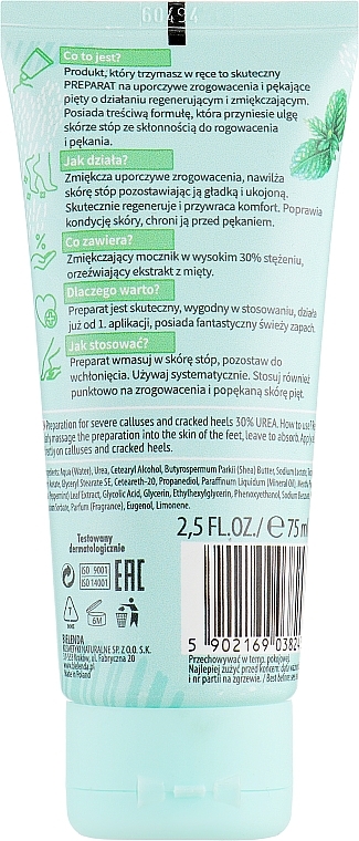 Anti Callus and Corn Foot Cream - Bielenda Minty Fresh Foot Care Preparation For Severe Calluses And Cracked Heels — photo N5