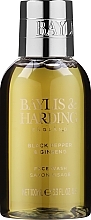 Set - Baylis & Harding Black Pepper & Ginseng Signature Collection (sh/gel/100ml + f/wash/100ml + crystals/75g + bathrobe) — photo N4