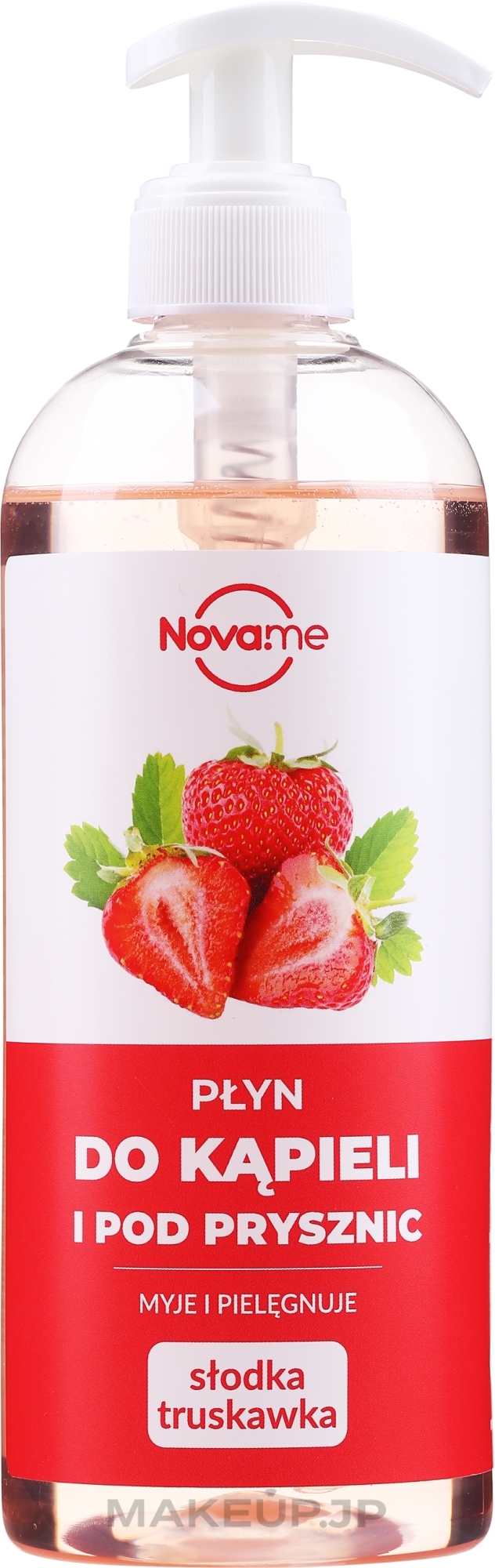 Strawberry Bath & Shower Foam - Novame — photo 500 ml