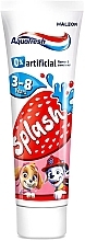 Fragrances, Perfumes, Cosmetics Strawberry Toothpaste for Children 3-8 yo - Aquafresh Splash Toothpaste Strawberry