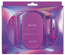 Fragrances, Perfumes, Cosmetics Manicure Set - Beter Pink Attitude Collection Minicure Set