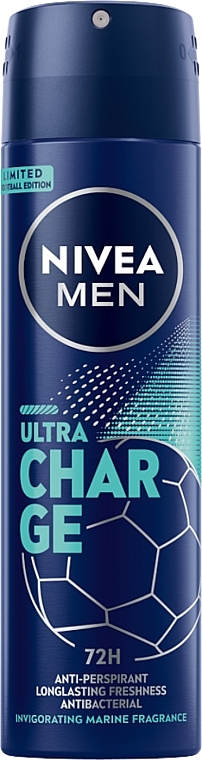 Antiperspirant - NIVEA MEN Ultra Charge Limited Football Edition — photo N1
