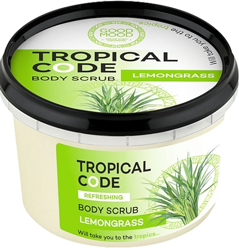 Lemongrass Body Scrub - Good Mood Tropical Code Body Scrub Lemongrass — photo N8
