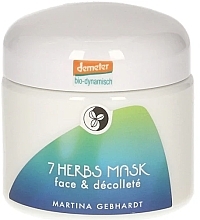 7 Herb Face & Neck Mask - Martina Gebhardt 7 Herbs Mask Face & Decollete — photo N5