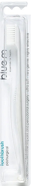 Ultra-Fine Toothbrush, white - Bluem Ultra Soft Tandenborstel — photo N1