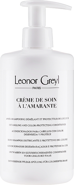 Hair Color Preserving Amaranth Cream-Conditioner - Leonor Greyl Specific Conditioning Masks Creme De Soin A L'amarante — photo N3