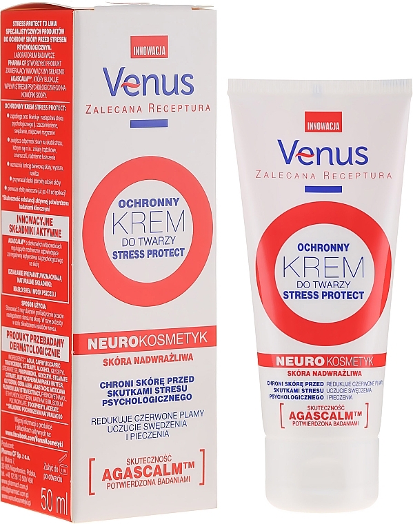 Protective Face Cream - Venus Stress Protect Cream — photo N1
