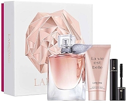 Fragrances, Perfumes, Cosmetics Lancome La Vie Est Belle - Set (edp/50 ml + b/lot/50 ml + mascara/2 ml)