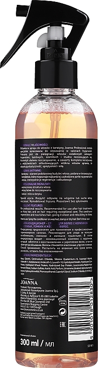 Keratin Conditioner - Joanna Professional Rebuilding Hair Spray Conditioner — photo N12