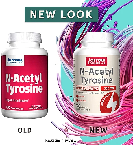 Acetyl Tyrosine - Jarrow Formulas N-Acetyl Tyrosine, 350 mg — photo N2