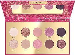 Fragrances, Perfumes, Cosmetics Eyeshadow Palette - Eveline Cosmetics Romantic Eyeshadow Palette