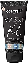 Peel-Off Face Mask - Dermokil Peel Off Caviar Black Clay Mask — photo N1