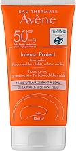 Fragrances, Perfumes, Cosmetics Moisturizing Sunscreen Fluid - Avene Sun Intense Protect SPF 50+