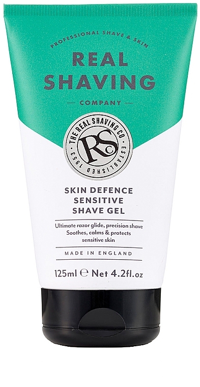 Shaving Gel for Sensitive Skin - The Real Shaving Co. Skin Defence Sensitive Shave Gel — photo N1