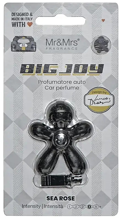 Car Air Freshener - Mr&Mrs Big Joy Sea Rose Black Car Perfume — photo N1