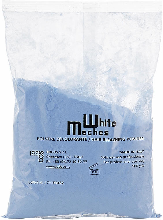 Bleaching Powder, bag - BBcos White Meches Plus Bleaching Powder — photo N3