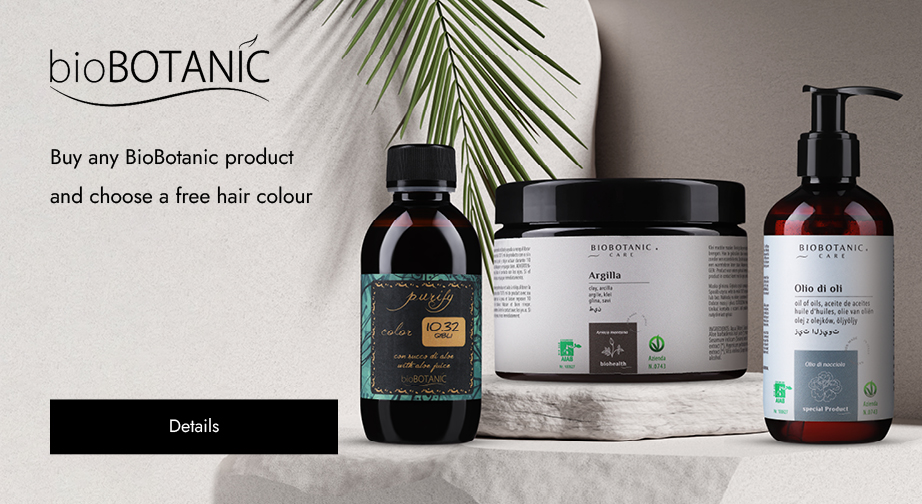 Buy any BioBotanic product and choose a free hair colour