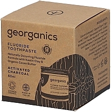 Natural Fluoride Toothpaste - Georganics Activated Charcoal Fluoride Toothpaste — photo N5
