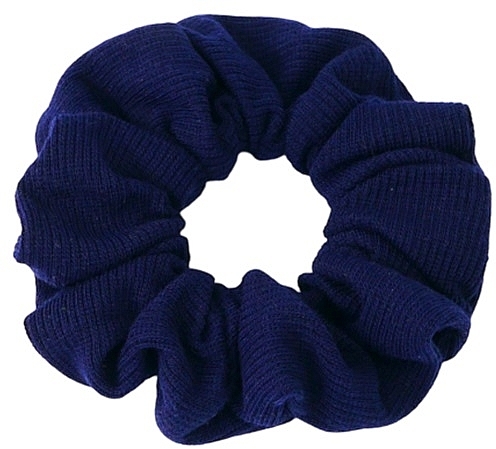 Ribbed Scrunchie, blue - Lolita Accessories — photo N1