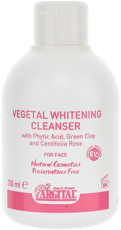 Whitening Liquid Face Soap - Argital Vegetal Bleaching Cleanser — photo N2