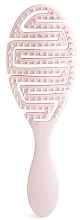 Hair Brush, pink - IDC Institute Flexible Hair Brush — photo N1