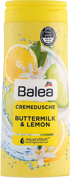 Shower Cream-Gel 'Buttermilk and Lemon' - Balea Cremedusche Buttermilk & Lemon — photo N2