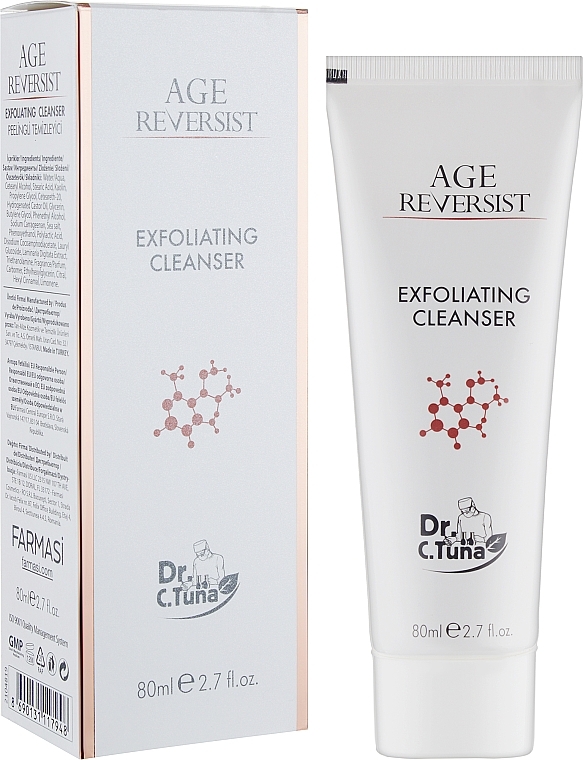 Face Scrub - Farmasi Dr.Tuna Age Reversist Exfoliating Cleanser — photo N2