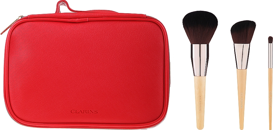 Makeup Brush Set - Clarins (brush/3pcs + bag) — photo N15