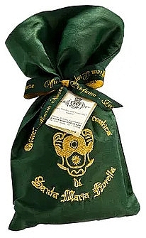 Santa Maria Novella Pot Pourri Embroidered Silk Bag Green - Fragrance Sachet — photo N1