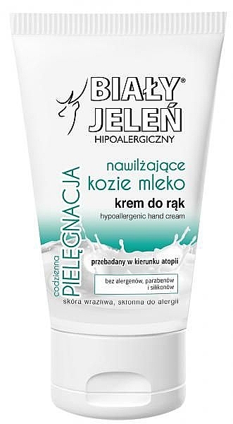 Hypoallergenic Hand Cream with Goat Milk - Bialy Jelen Hypoallergenic Hand Cream — photo N1