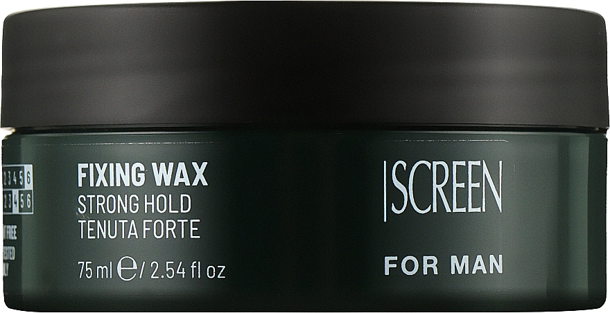 Strong Hold Hair Styling Wax for Men - Screen For Man Fixing Wax — photo N2