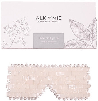 Cooling White Opal Face Mask - Alkmie Show Mask Go On — photo N3