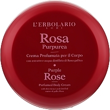 Fragrances, Perfumes, Cosmetics Perfumed Body Cream 'Purple Rose' - L'Erbolario Purple Rose Perfumed Body Cream