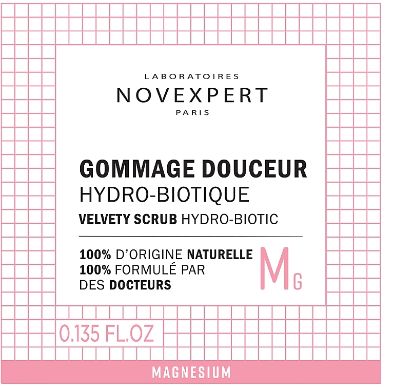 Velvety Hydro-Biotic Face Scrub - Novexpert Magnesium Velvety Scrub Hydro-Biotic (sample) — photo N6