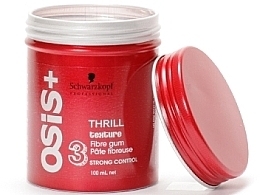 Hair Styling Fiber Wax - Schwarzkopf Professional Osis + Thrill Texture Fibre Gum — photo N3