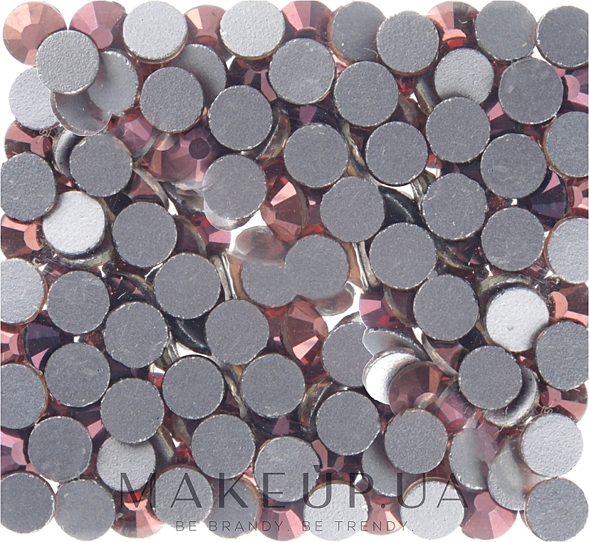 Decorative Nail Crystals 'Rose Gold', SS size 12, 200pcs - Kodi Professional — photo N1